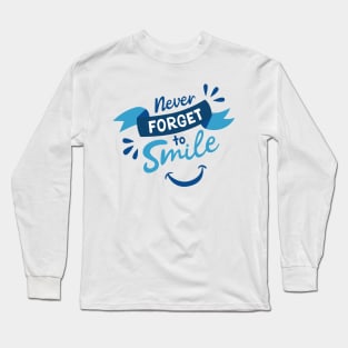 Emoji Day Never Forget Smile Long Sleeve T-Shirt